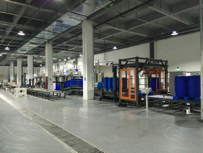 Water based fire extinguishing agent production line