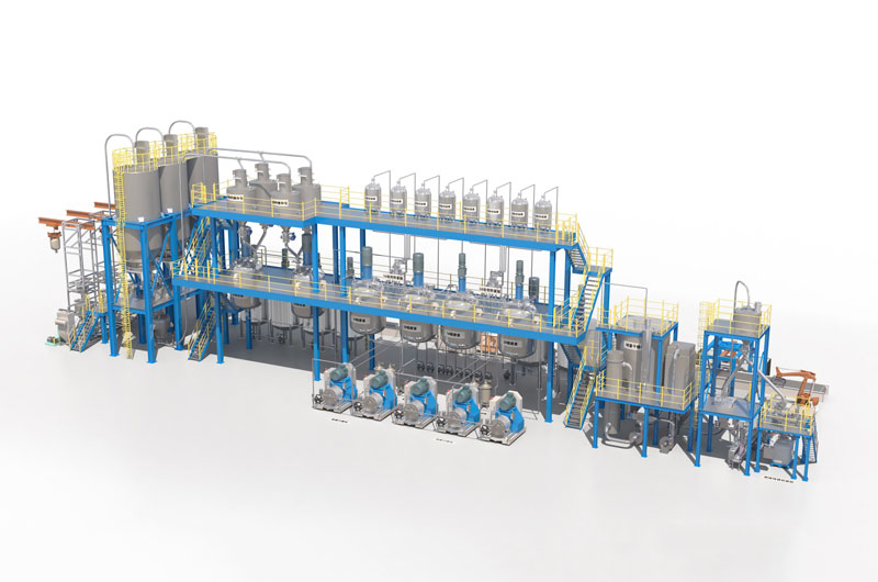 Nanopowder Flexible Intelligent Production Line