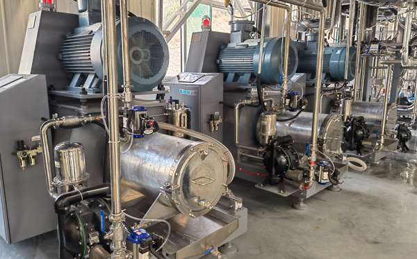 Nano silicon-based material grinding production line