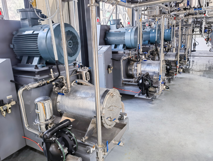 Nano silicon-based material grinding production line