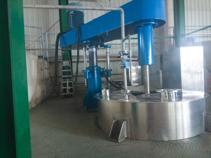 Rotary Hydraulic Lifting Disperser for Kettles