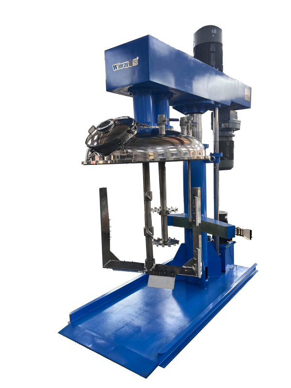 Dual-Shaft Multi-Functional Hydraulic Lifting Disperser Mixer