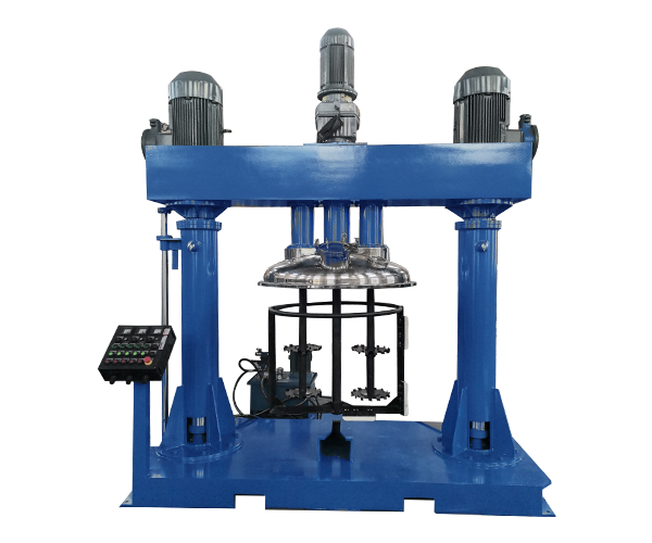 Hydraulic Lifting Tri-Shaft Multi-Functional High-Shear Disperser Hydraulic Lifting Tri-Shaft Multi-Functional High-Shear Disperser