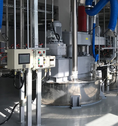Directly connected hydraulic lifting and dispersing machine for kettle