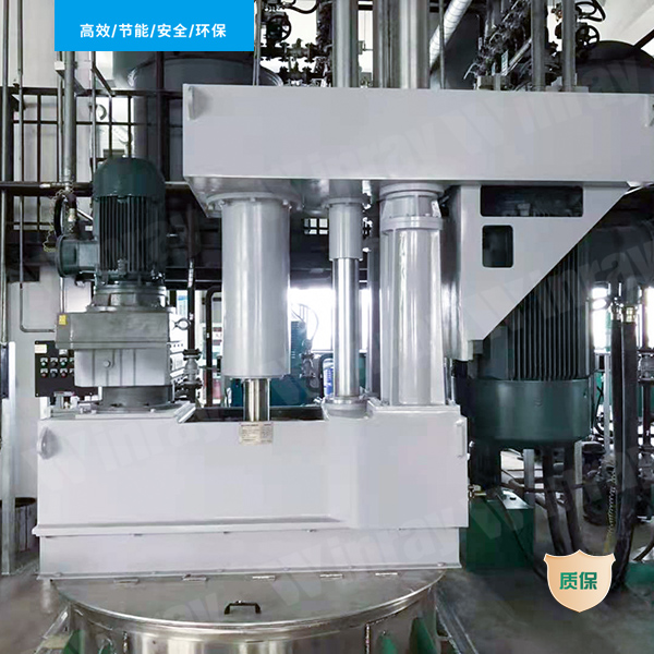 Directly connected hydraulic lifting and dispersing machine for kettle